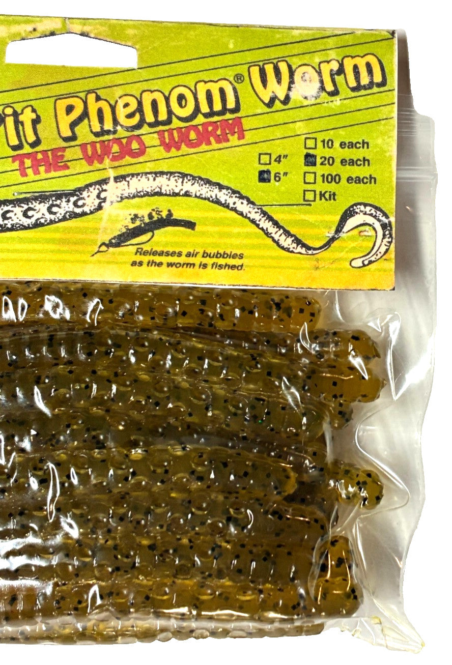 Motor Oil Black Pepper Scented Worm Set - 2 Packs, 20 Count Each