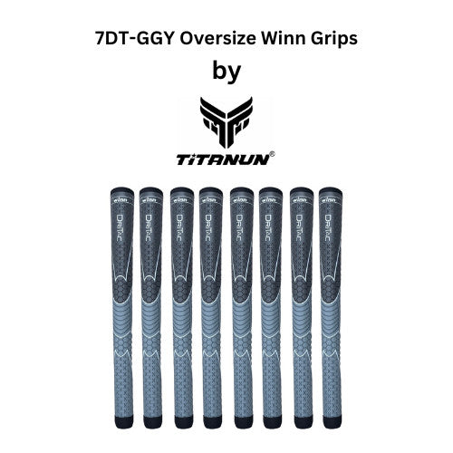 Oversize Comfort Tacky Grip for Tennis, Golf, and Sports Equipment - Dark Gray