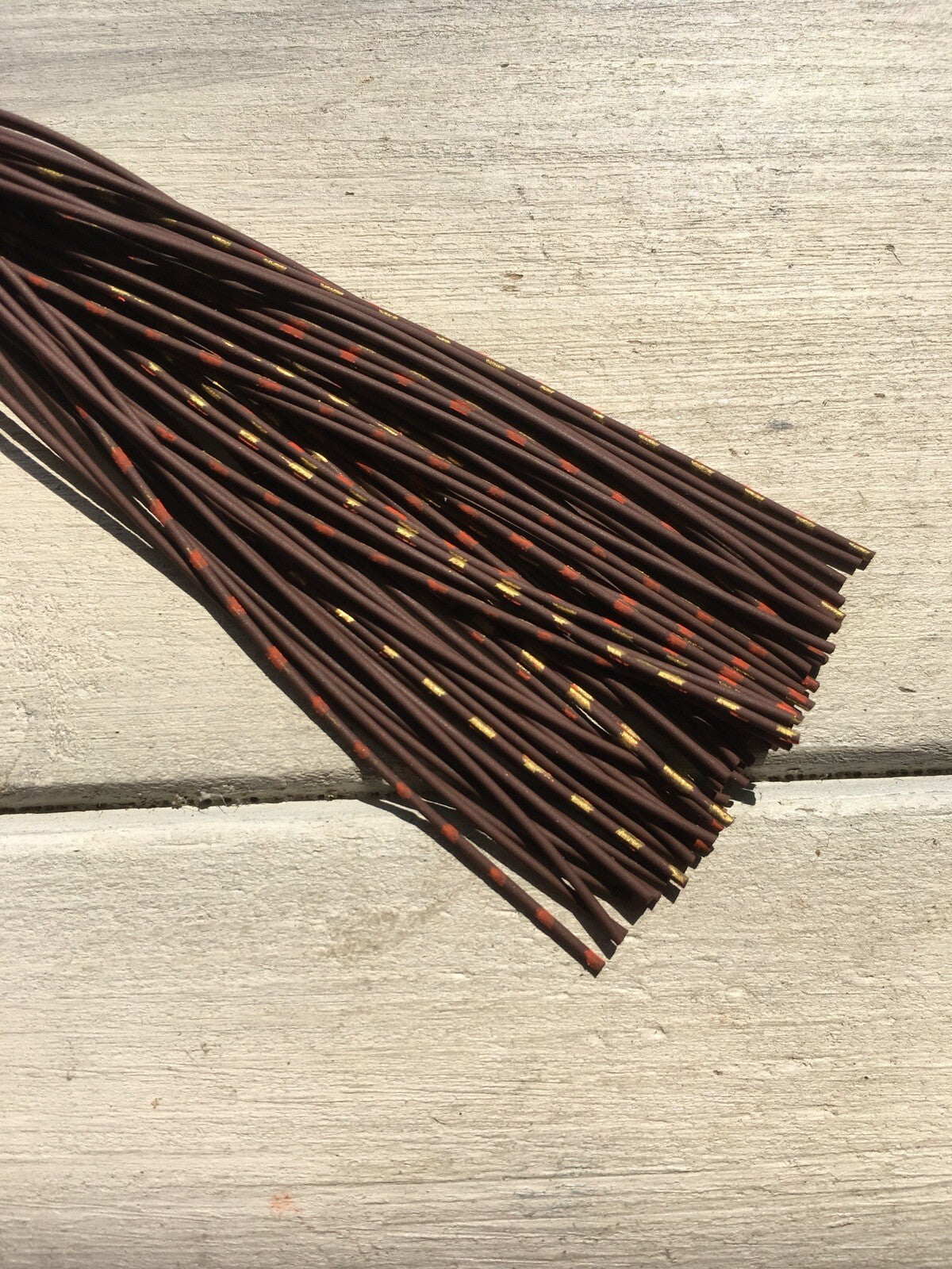 Bass Jig Skirts Living Rubber Lot of 10 with Craw Patterns - Replacement Fishing Tackle