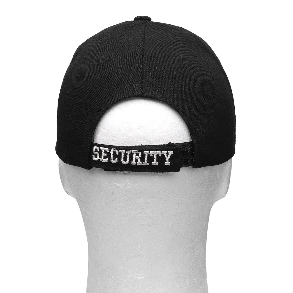 Security Baseball Cap with Embroidery - Adjustable One Size Hat for Security Personnel