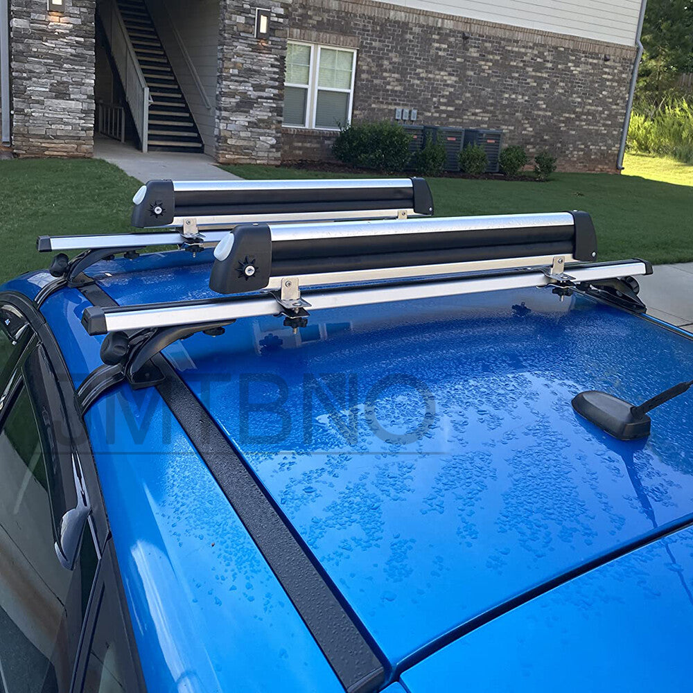Roof Rack Crossbars with Lock for Ford Fusion 2006-2020 Ski Snowboard Carriers