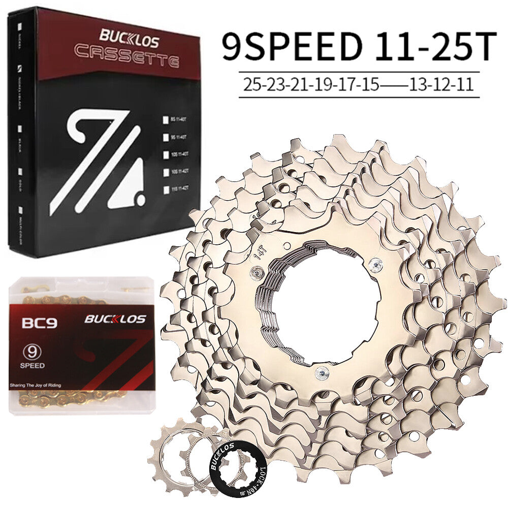 Bike Cassette and Chain Set for Shimano SRAM 8-12 Speed, 11-52T
