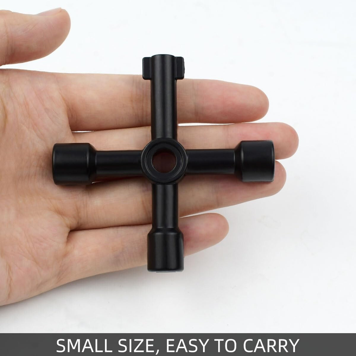 2 Pack Multi-Functional Sillcock Water Keys - 4 Way Square Wrench Tool