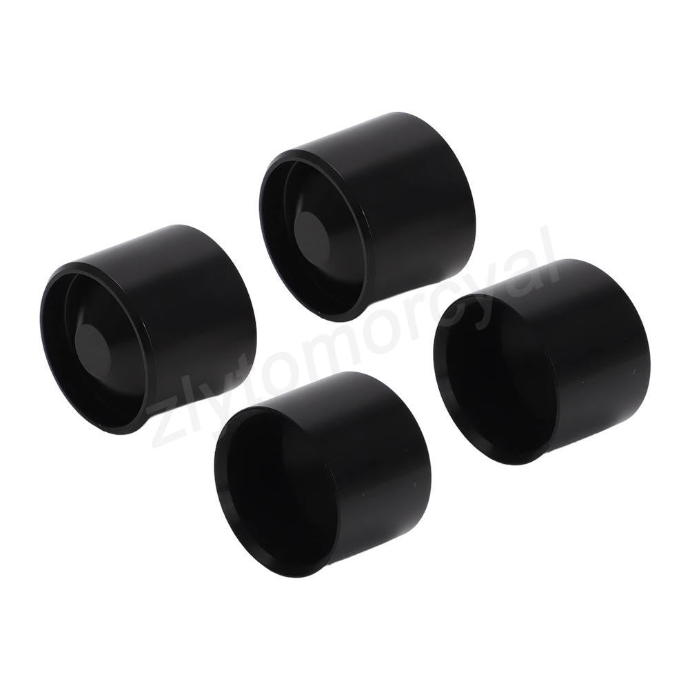 Maglite D Cell Flashlight Hidden Storage Cups - Anodized Aluminum Set of 4