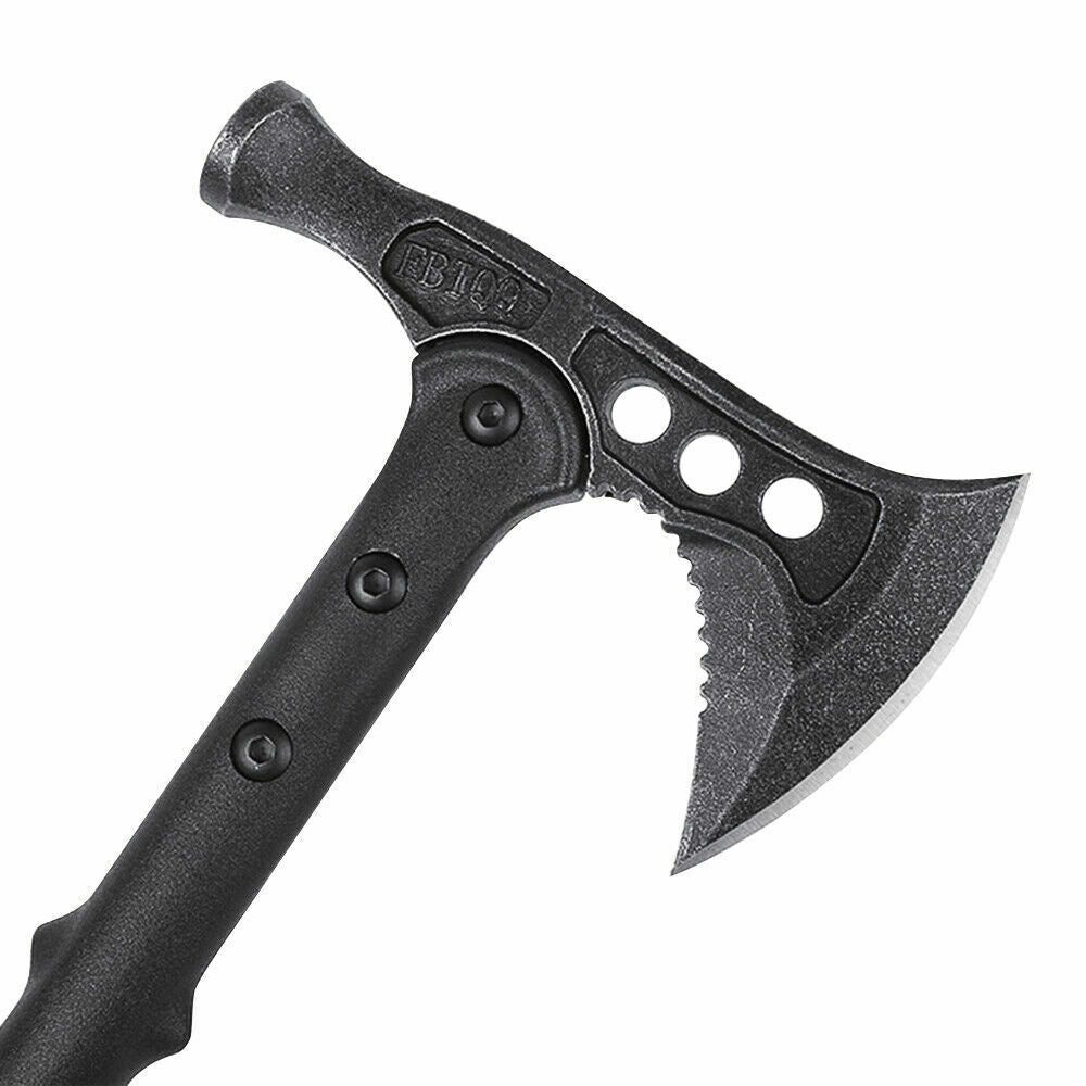 16-Inch Tactical Camping Hatchet with Nylon Fiber Handle and Sheath