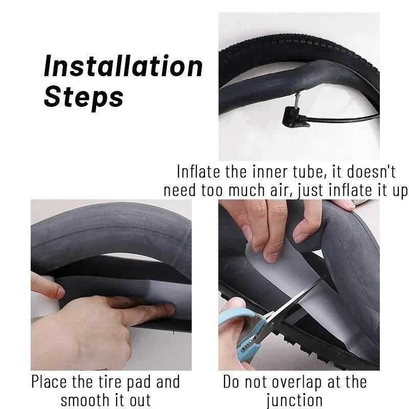 Bicycle Tire Liner Puncture Proof Belt for 26-29 Inch Inner Tubes - 700C Protector