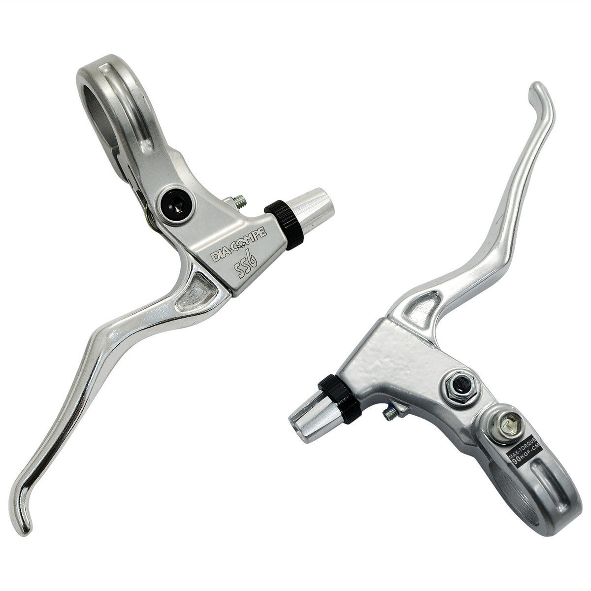 DIA-COMPE SS6 Old School MTB Brake Lever Set - Silver, L+R