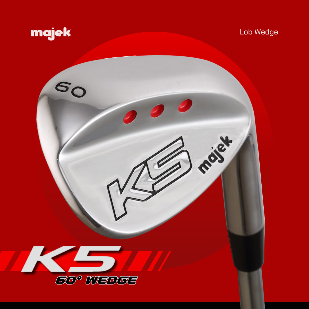 Ladies 60° Senior Golf Wedge - Right Hand Steel Shaft, 34.5 Inches