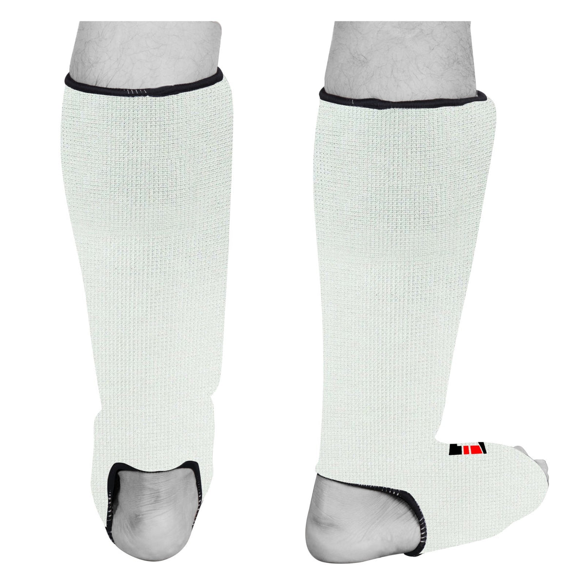Lightweight MMA Shin Guards with Foam Padding and Leg Support