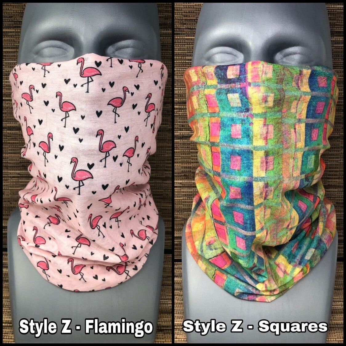 Unisex Multi-Functional Face Mask Gaiter Balaclava Neck Cover for Motorcycle & Outdoors