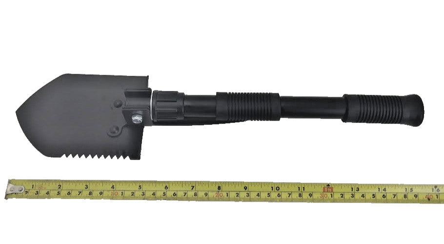 Multi-Function Folding Shovel with Saw and Pick for Camping & Survival