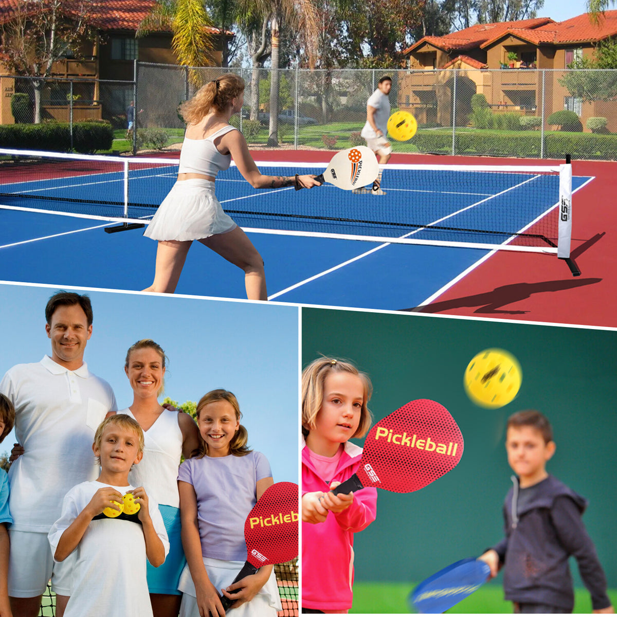 Outdoor Pickleball Balls Set - High Durability, USAPA Approved, 12-Pack