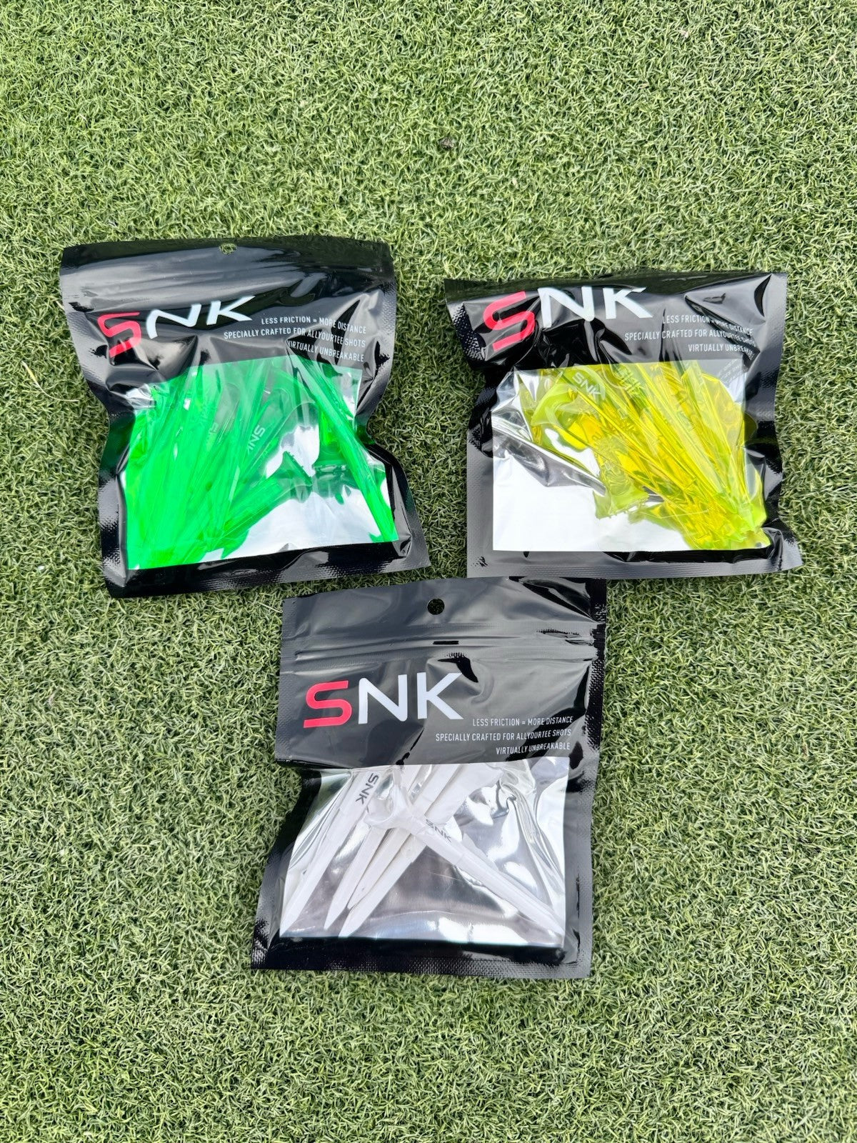 Unbreakable Plastic Golf Tees 21-Pack for Long Drive Performance