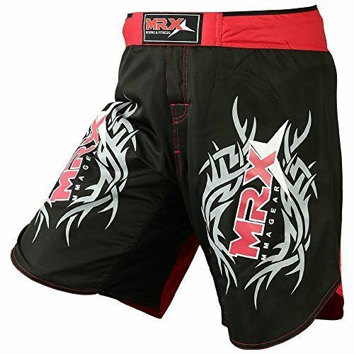 Mens MMA Fight Shorts Grappling Shorts Muay Thai Kick Boxing Cage Fighting