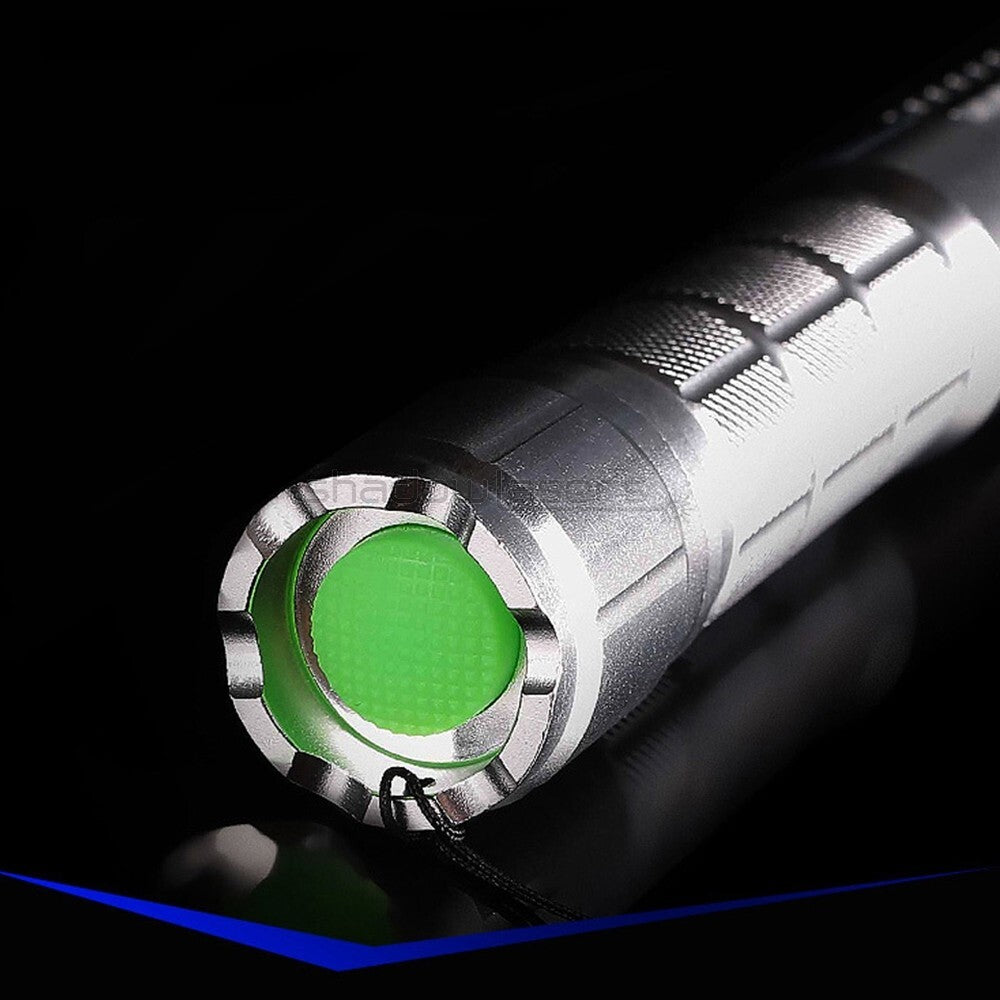Adjustable Focus Blue Laser Pointer with Battery & Charger - 450nm 3000-5000M Range