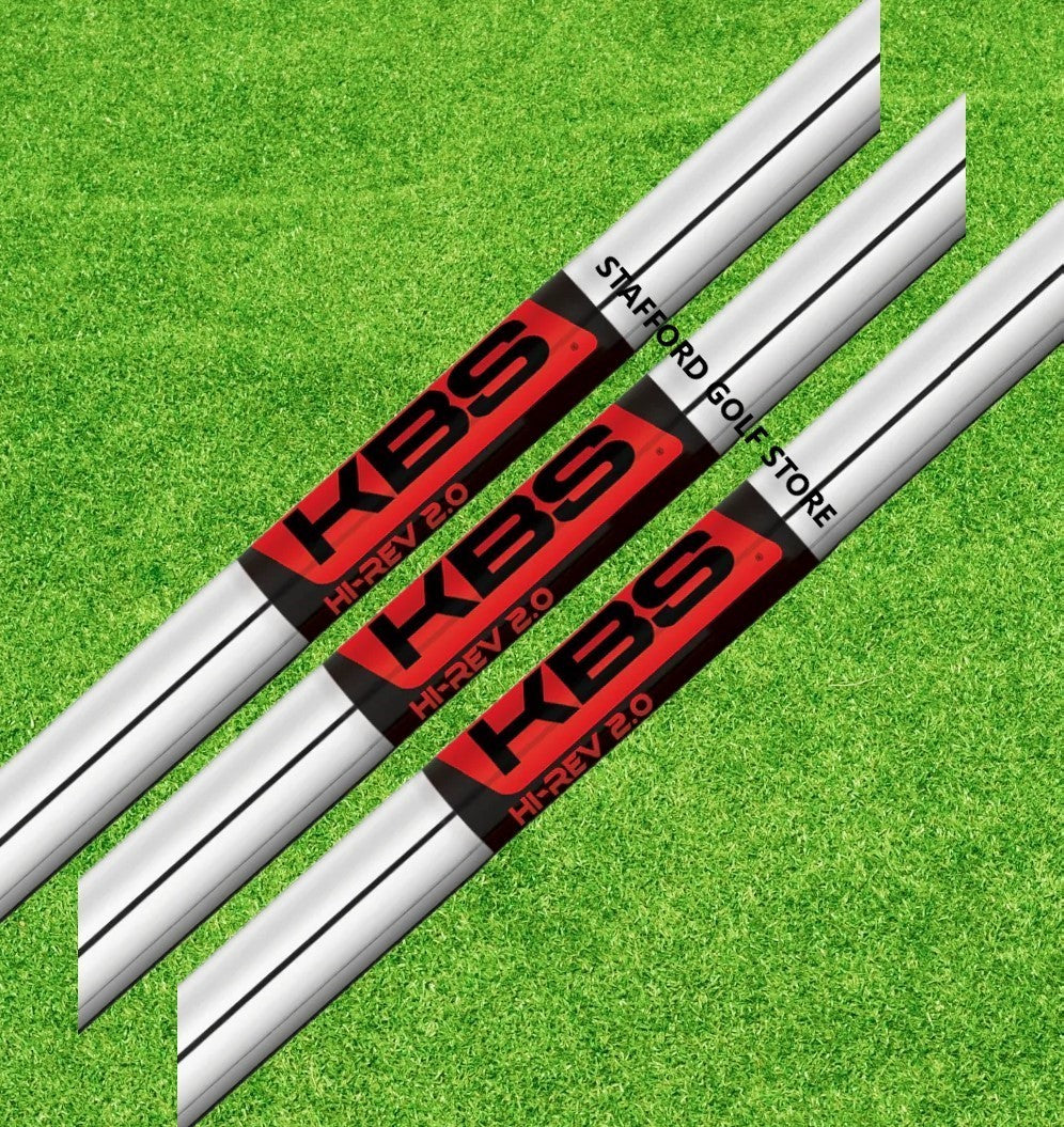 Golf Wedge Shafts Extra Stiff Flex .355 Tip Set of 3 - KBS Hi-Rev 2.0