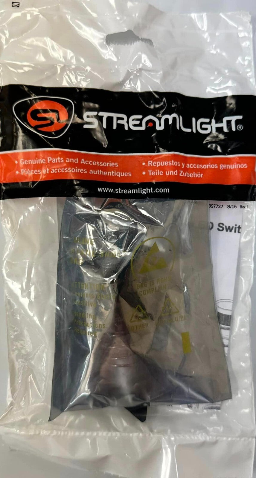 Replacement Switch Kit with C4 LED for Streamlight Stinger HL HPL Flashlights