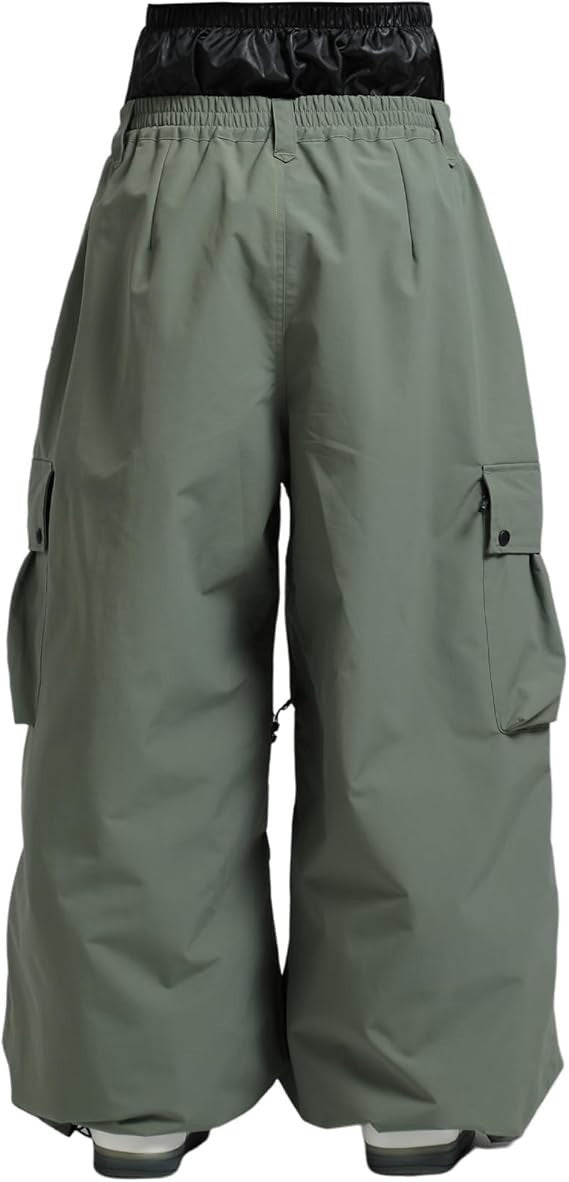 Loose Snowboard Ski Pants Waterproof Windproof Warm Sports Pants for Men Women