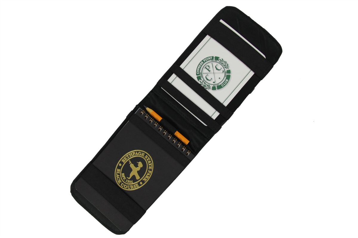 Golf Scorecard & Yardage Book Holder Leather Golf Accessories - Sunfish