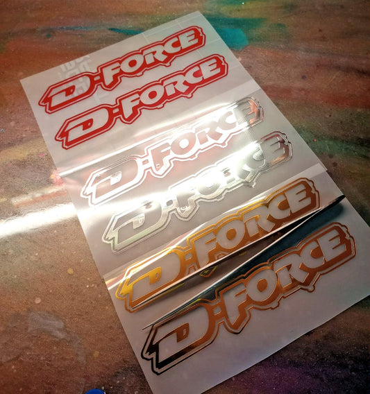 BMX Decal Set Vinyl Stickers for Forks - High-Quality Die Cut - Multiple Colors