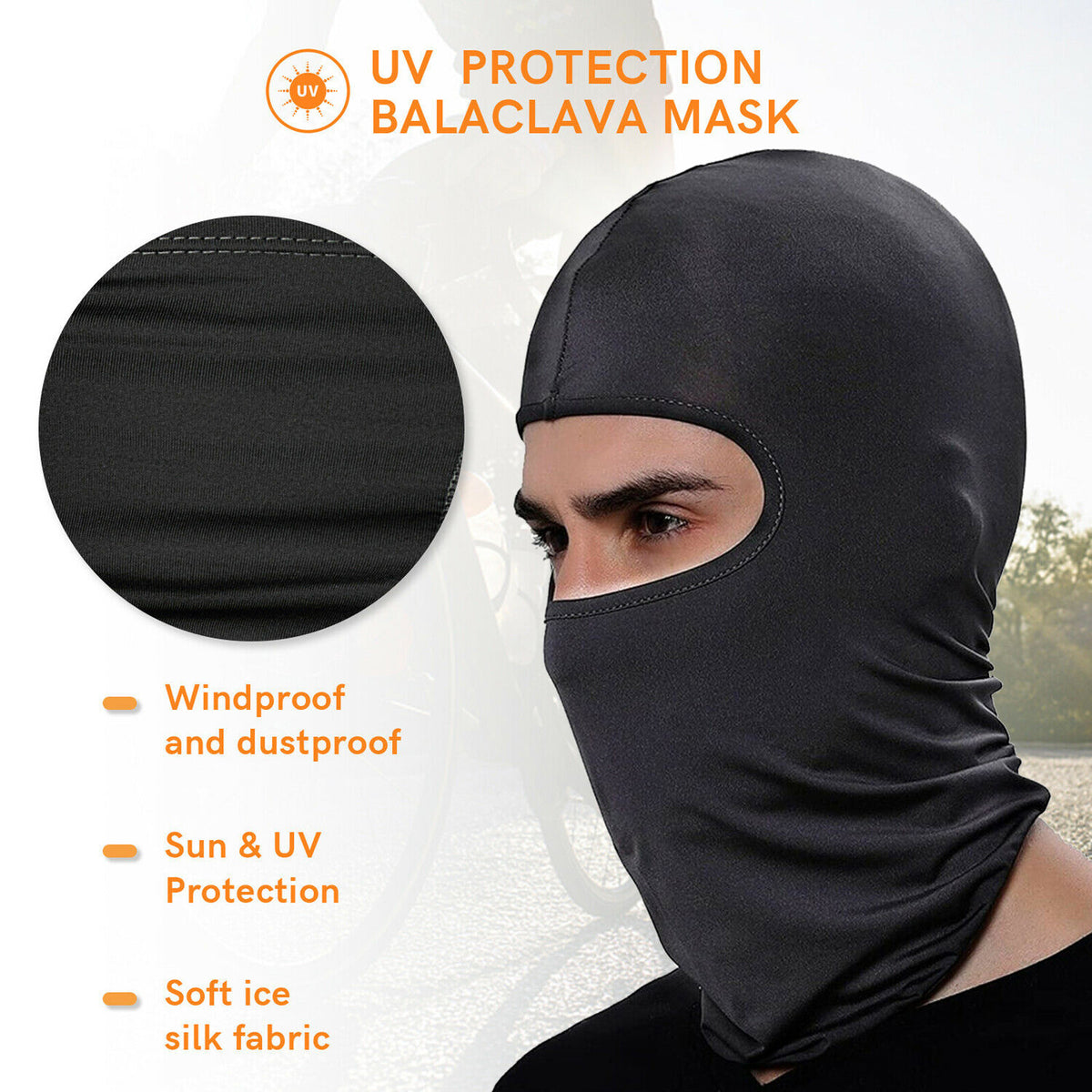 Balaclava Tactical Ski Mask UV Protection Face Cover for Men Women