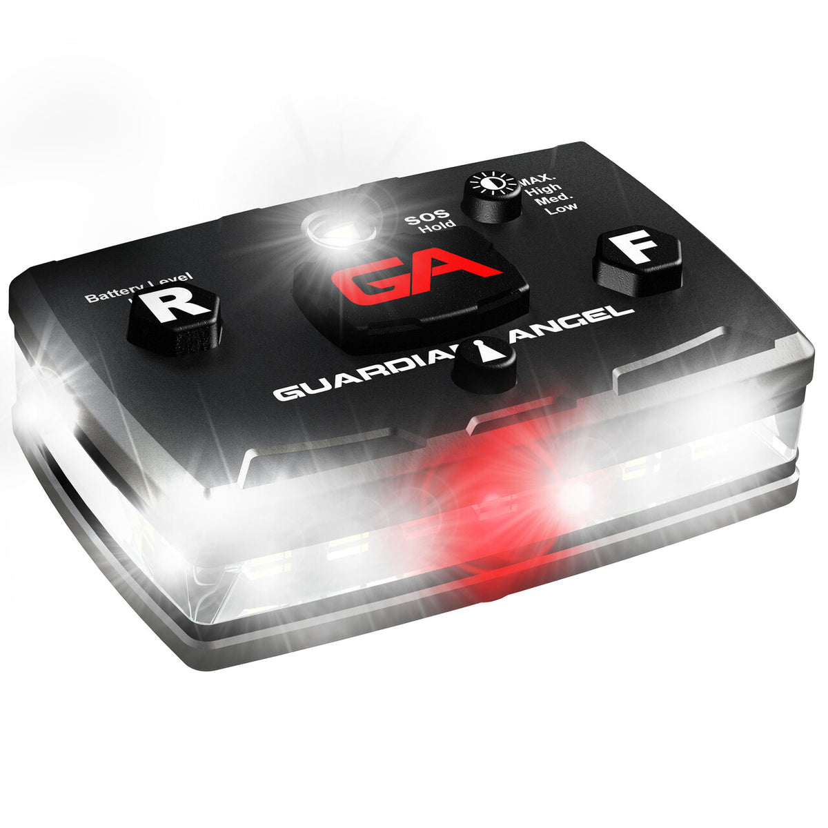 Wearable Safety Light with Long Range Visibility and Rechargeable Battery