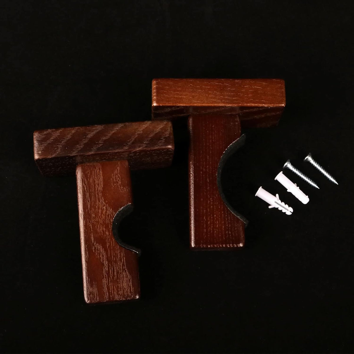 Lightsaber Wall Mount Rack Wooden Display Stand for Collectible Sword