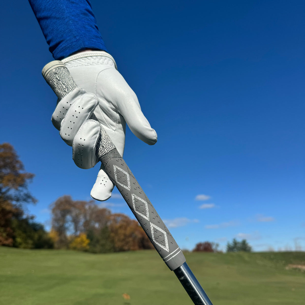 Golf Club Grip - Hybrid Cord and Rubber Traction for All Weather Control