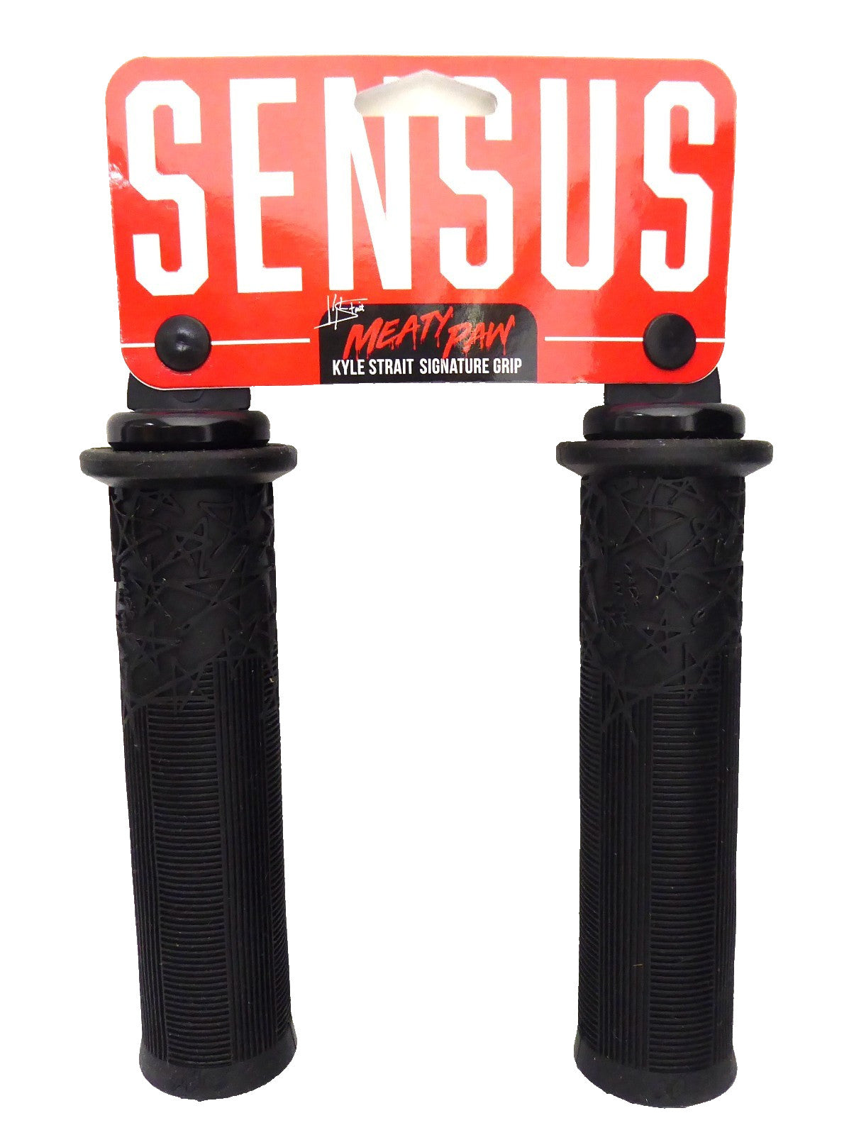 Bike Handlebar Grip Lock-On Bonus Pack - Black, 35mm Diameter