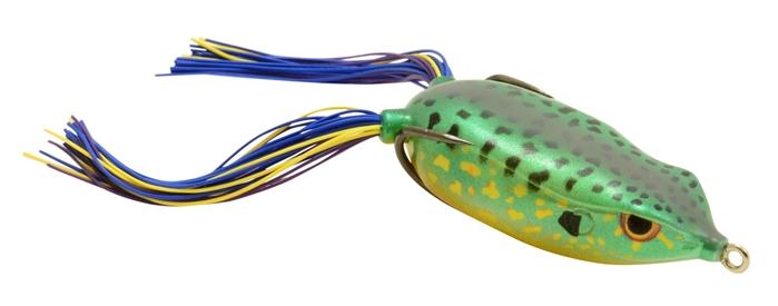 Topwater Bass Frog 2.5 Inch Hollow Body Lure for Heavy Cover & Open Water