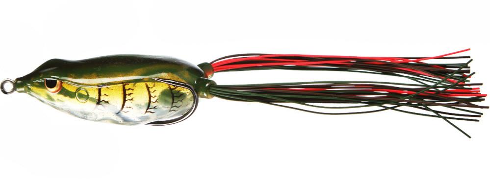 Topwater Bass Frog 2.5 Inch Hollow Body Lure for Heavy Cover & Open Water